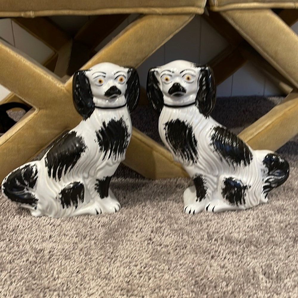 Pair of Staffordshire Dogs